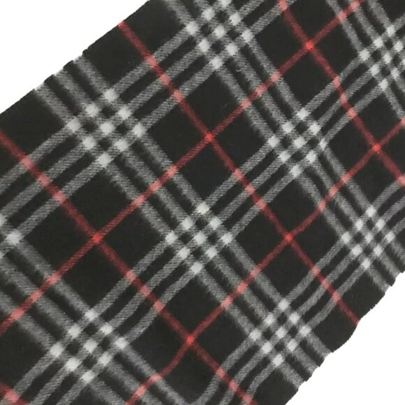 255154BH (S1) Burberry Scarf Black Silk - Picture 4 of 8